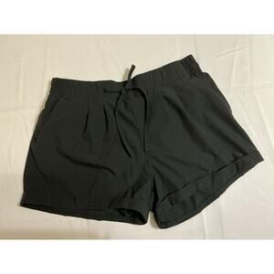 Zyia Active Black Athletic Shorts Lined Drawstring Size S